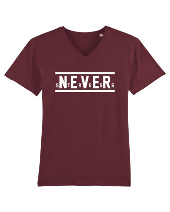 Never Stress Burgundy