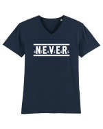 Never Stress Tricou mânecă scurtă guler V Bărbat Presenter
