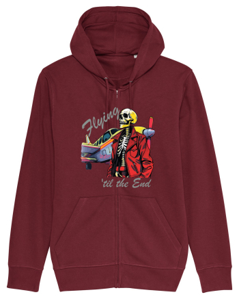 Vintage Wings - Flying 'til the end - grey BLTP1-03 Burgundy
