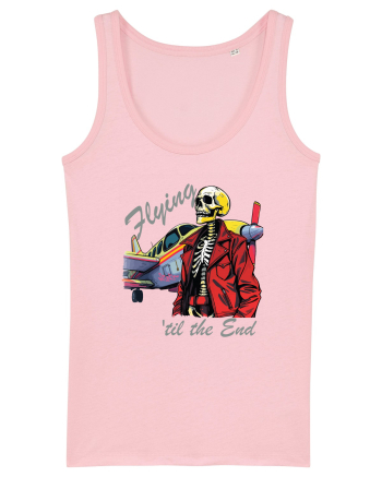 Vintage Wings - Flying 'til the end - grey BLTP1-03 Cotton Pink