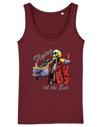 Vintage Wings - Flying 'til the end - grey BLTP1-03 Burgundy