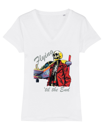 Vintage Wings - Flying 'til the end - grey BLTP1-03 White
