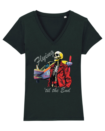 Vintage Wings - Flying 'til the end - grey BLTP1-03 Black