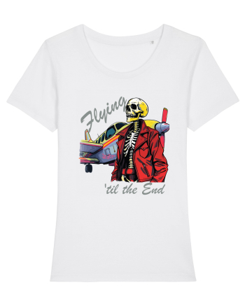 Vintage Wings - Flying 'til the end - grey BLTP1-03 White