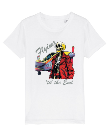 Vintage Wings - Flying 'til the end - grey BLTP1-03 White