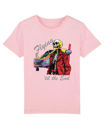 Vintage Wings - Flying 'til the end - grey BLTP1-03 Cotton Pink