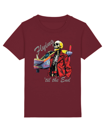 Vintage Wings - Flying 'til the end - grey BLTP1-03 Burgundy