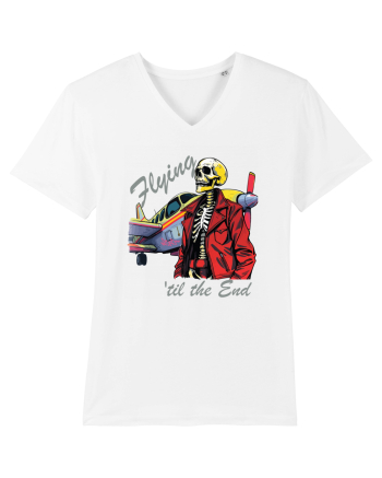 Vintage Wings - Flying 'til the end - grey BLTP1-03 White