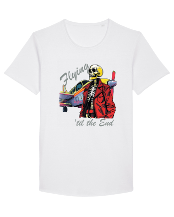 Vintage Wings - Flying 'til the end - grey BLTP1-03 White