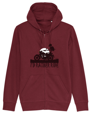 Vintage Wheels - I'd rather ride BLTM3-02 Burgundy