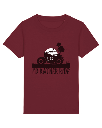 Vintage Wheels - I'd rather ride BLTM3-02 Burgundy