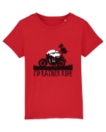 Vintage Wheels - I'd rather ride BLTM3-02 Tricou mânecă scurtă  Copii Mini Creator