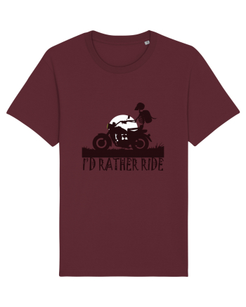Vintage Wheels - I'd rather ride BLTM3-02 Burgundy