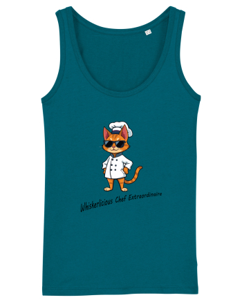 Stylish chef cat, culinary cool Ocean Depth