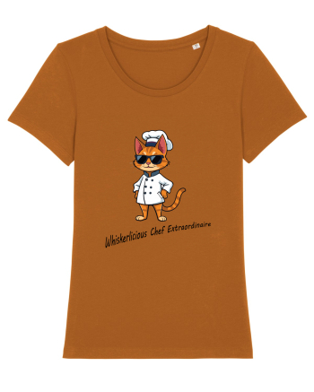 Stylish chef cat, culinary cool Roasted Orange