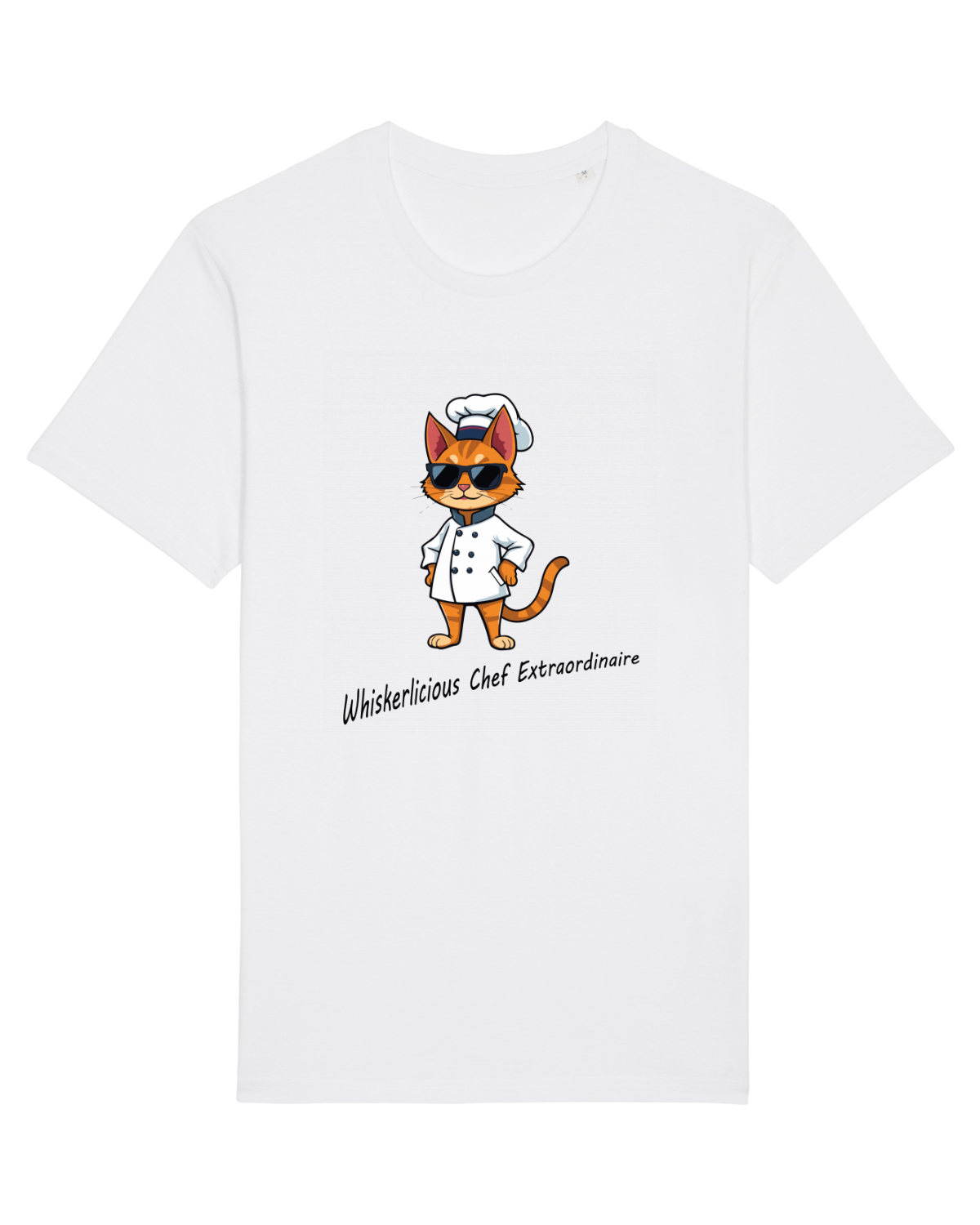 Tricou mânecă scurtă Unisex Rocker White