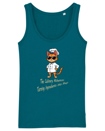 Stylish chef cat, culinary cool Ocean Depth