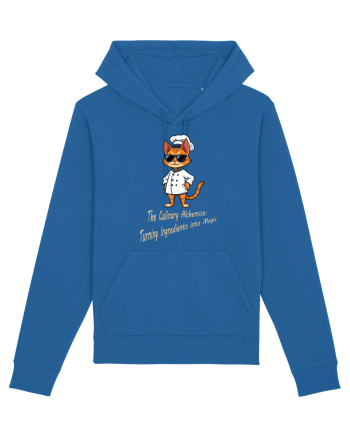 Stylish chef cat, culinary cool Royal Blue