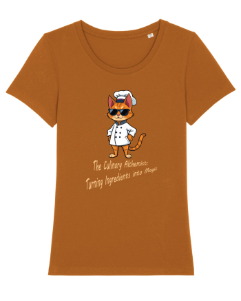 Stylish chef cat, culinary cool Roasted Orange
