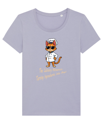 Stylish chef cat, culinary cool Lavender