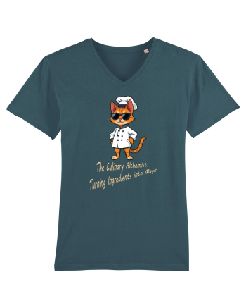 Stylish chef cat, culinary cool Stargazer