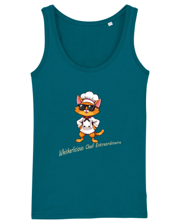 Stylish chef cat, culinary cool Ocean Depth