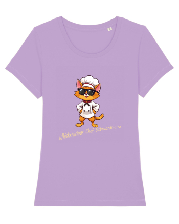 Stylish chef cat, culinary cool Lavender Dawn