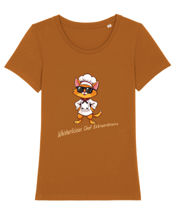 Stylish chef cat, culinary cool Roasted Orange