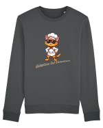 Stylish chef cat, culinary cool Bluză mânecă lungă Unisex Rise