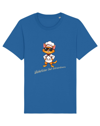 Stylish chef cat, culinary cool Royal Blue