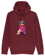 Cool cat  Hanorac cu fermoar Unisex Connector