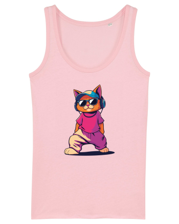 Cool cat  Cotton Pink