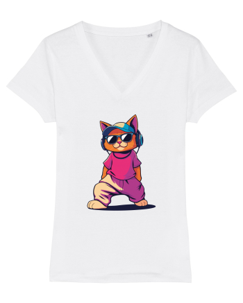 Cool cat  White