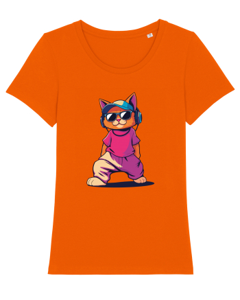 Cool cat  Bright Orange