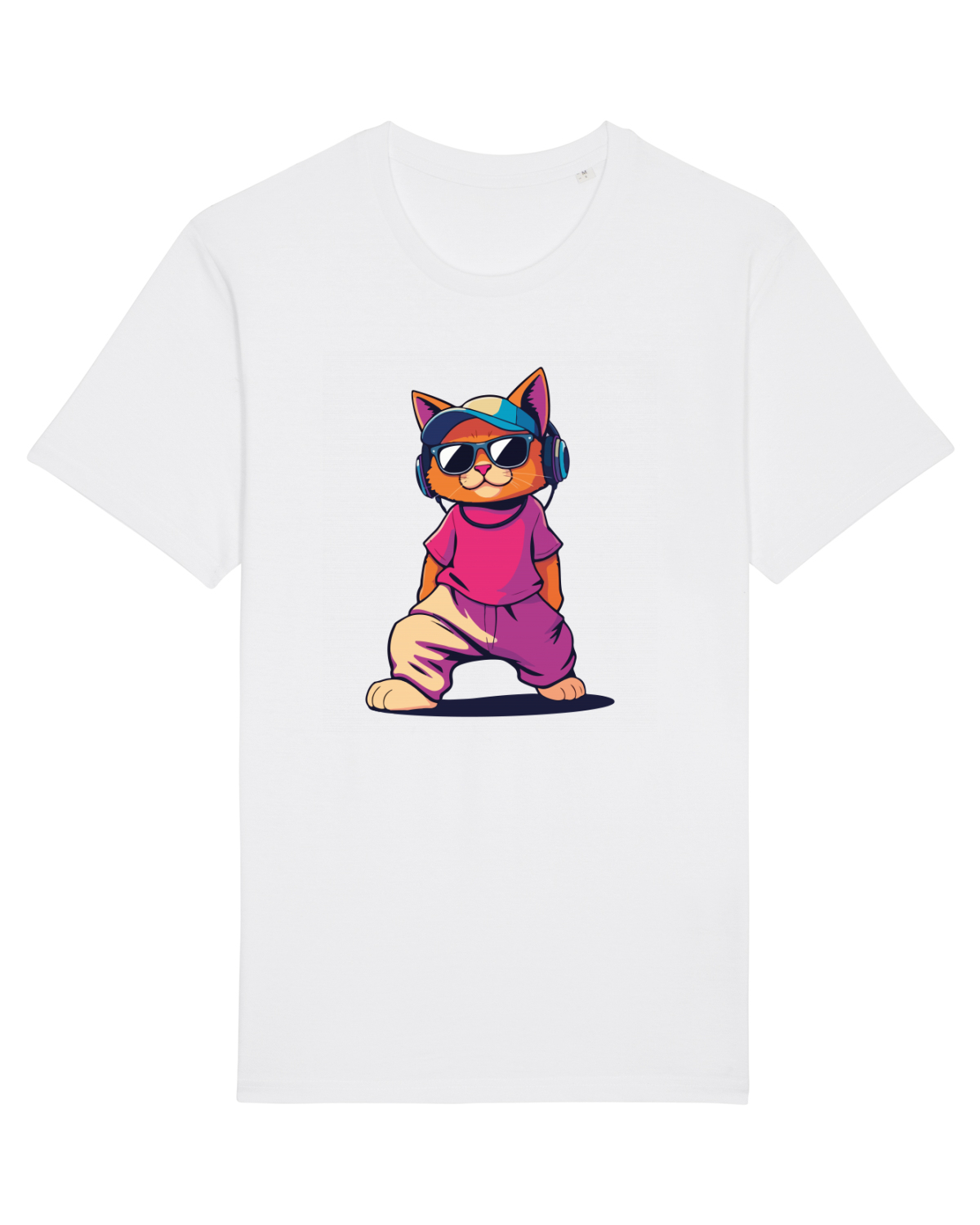 Tricou mânecă scurtă Unisex Rocker White