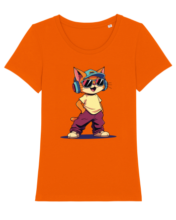 Cool cat Bright Orange