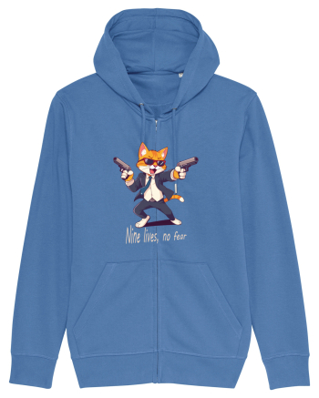 Meowfia cat vibes Bright Blue