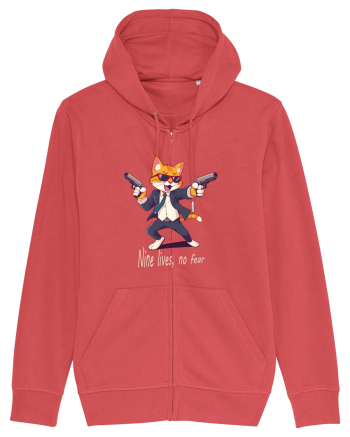 Meowfia cat vibes Carmine Red