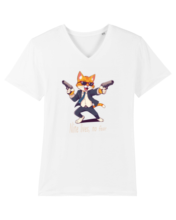 Meowfia cat vibes White
