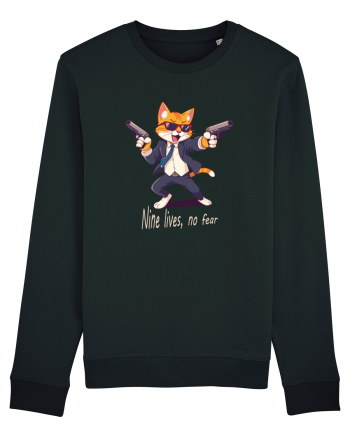 Meowfia cat vibes Black