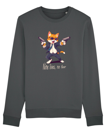 Meowfia cat vibes Anthracite