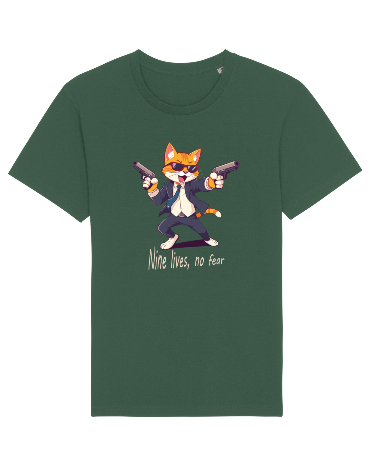 Tricou mânecă scurtă Unisex Rocker Bottle Green