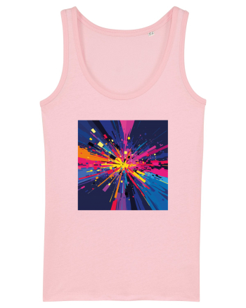 Abstract art Cotton Pink