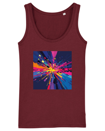 Abstract art Burgundy