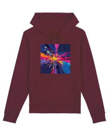 Abstract art Burgundy