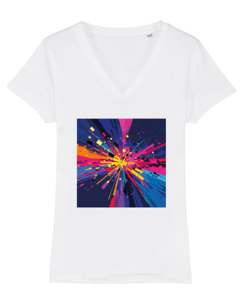 Abstract art White