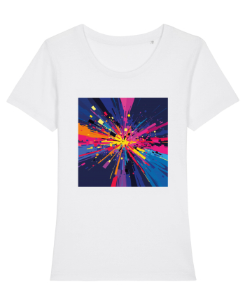 Abstract art White