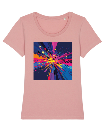 Abstract art Canyon Pink