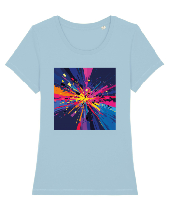 Abstract art Sky Blue