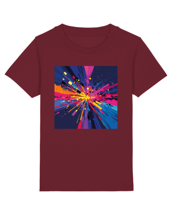 Abstract art Burgundy